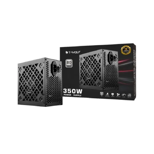 T-Wolf ATX 350W Power Supply With Cable